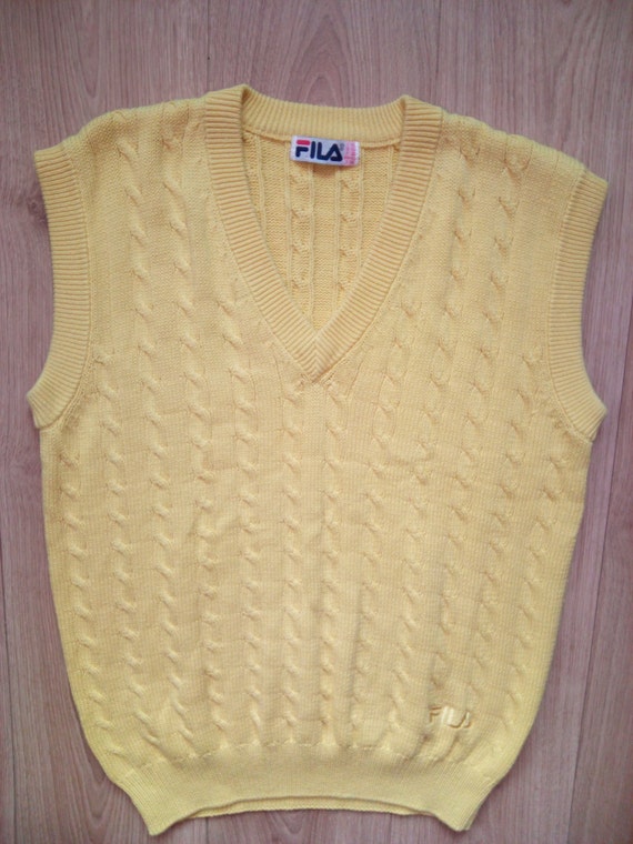 fila sweater vest