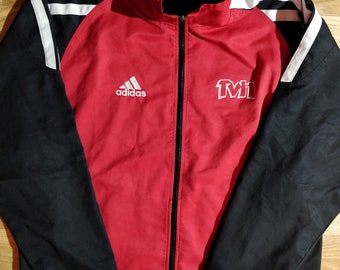 Red Adidas Jacket - Etsy