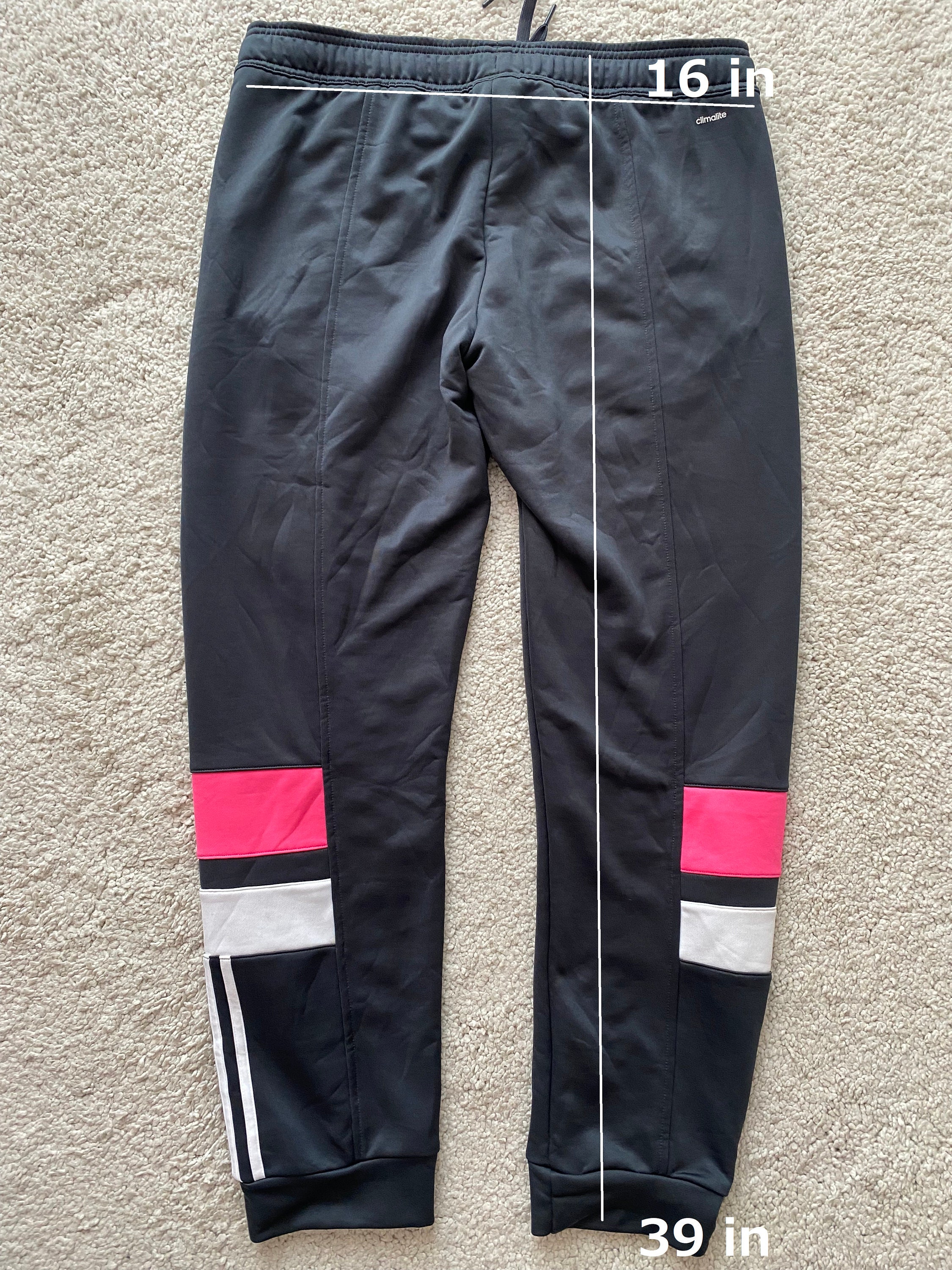 Adidas Womens Track Pants Trousers Training GYM Gray Pink - Etsy
