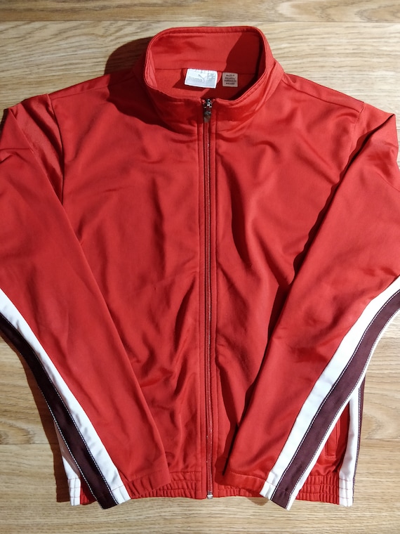 puma jacket red and white