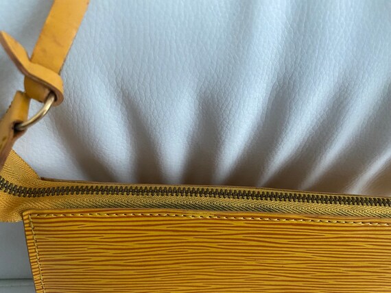 louis vuitton epi yellow pochette