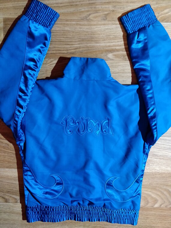 blue puma tracksuit womens