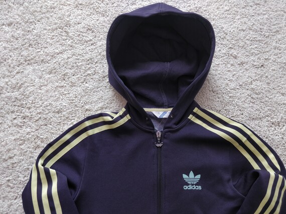 Adidas Gold and Black Tracksuit