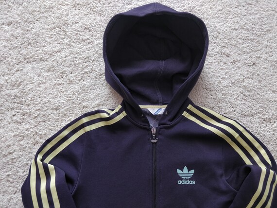 Adidas Originals Womens Hoodie Tracksuit Top Hooded - Etsy