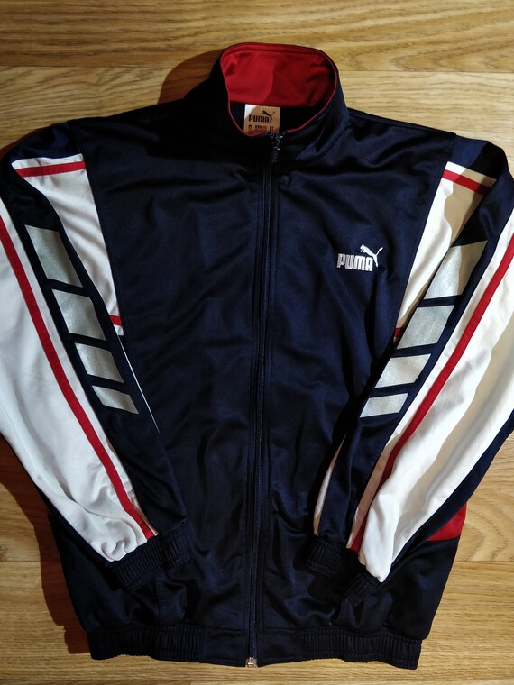 red puma tracksuit womens