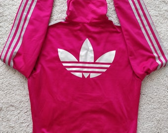 adidas jacket pink