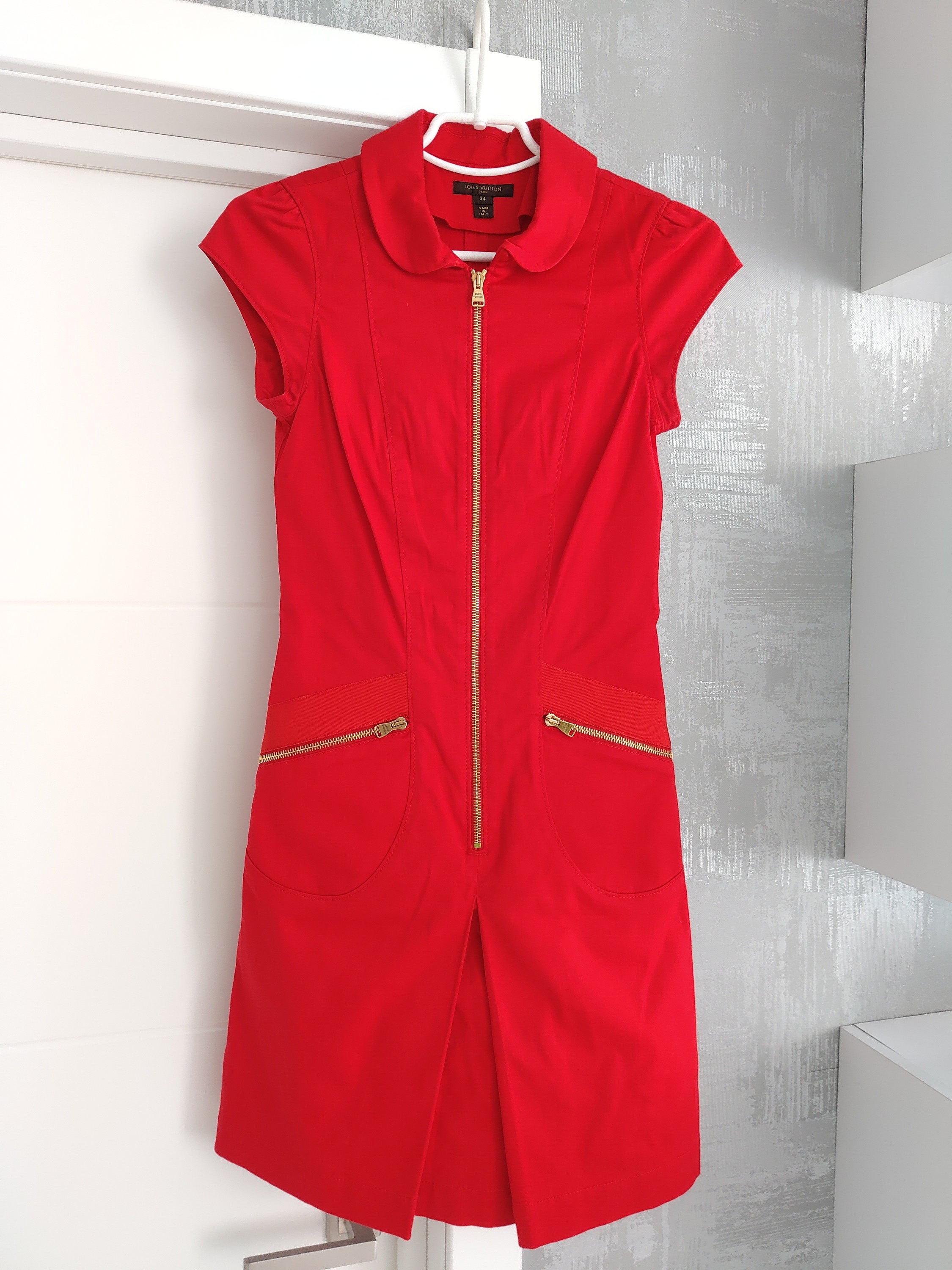 Louis Vuitton Red Dress