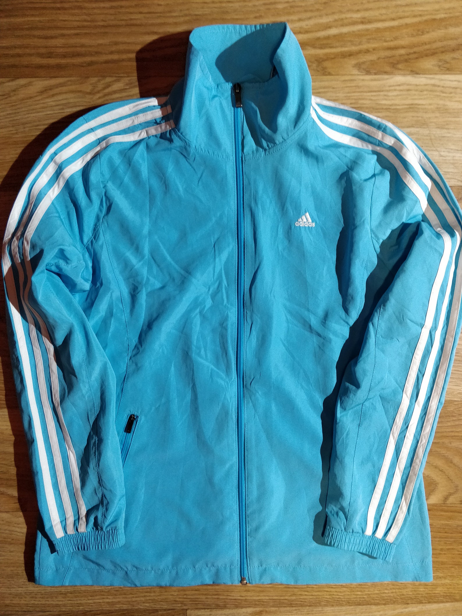 Adidas Essentials Womens Tracksuit Top Jacket Climalite Blue | Etsy