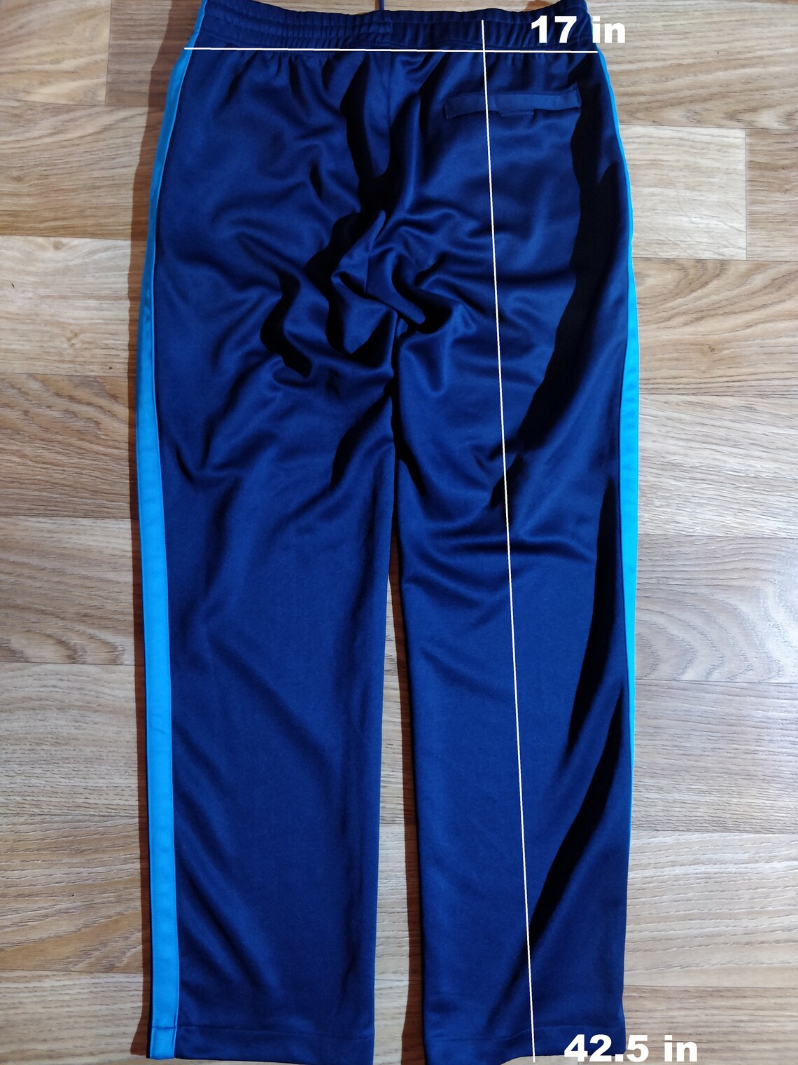 Nike Mens Tracksuit Pants Trousers Training Navy Blue Stripe Etsy