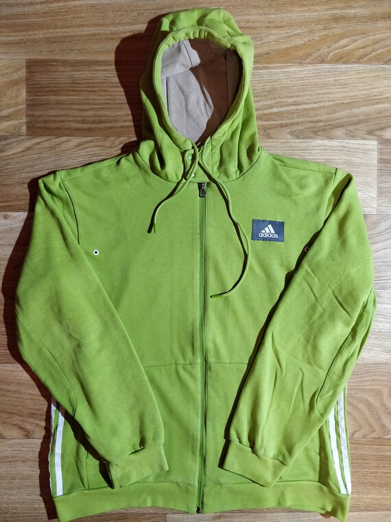 lime green adidas hoodie