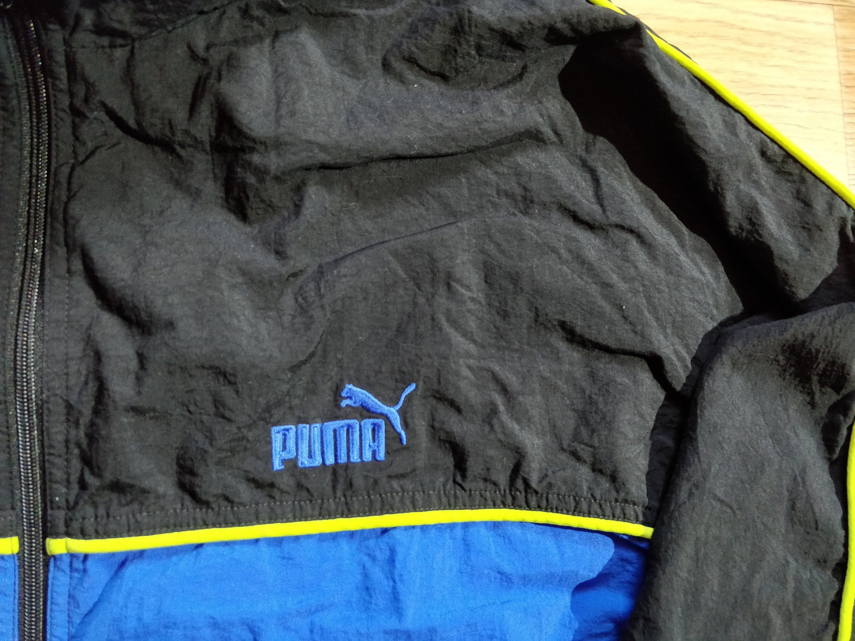 Puma 90's Vintage Mens Nylon Tracksuit Top Jacket Black - Etsy