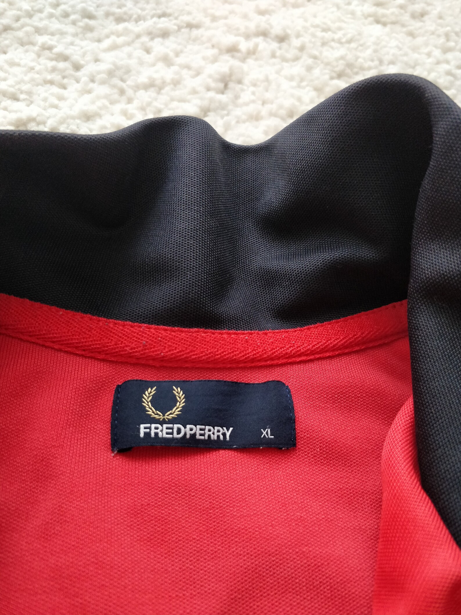 Fred Perry Vintage Mens Tracksuit Top Jacket Sweatshirt Red | Etsy