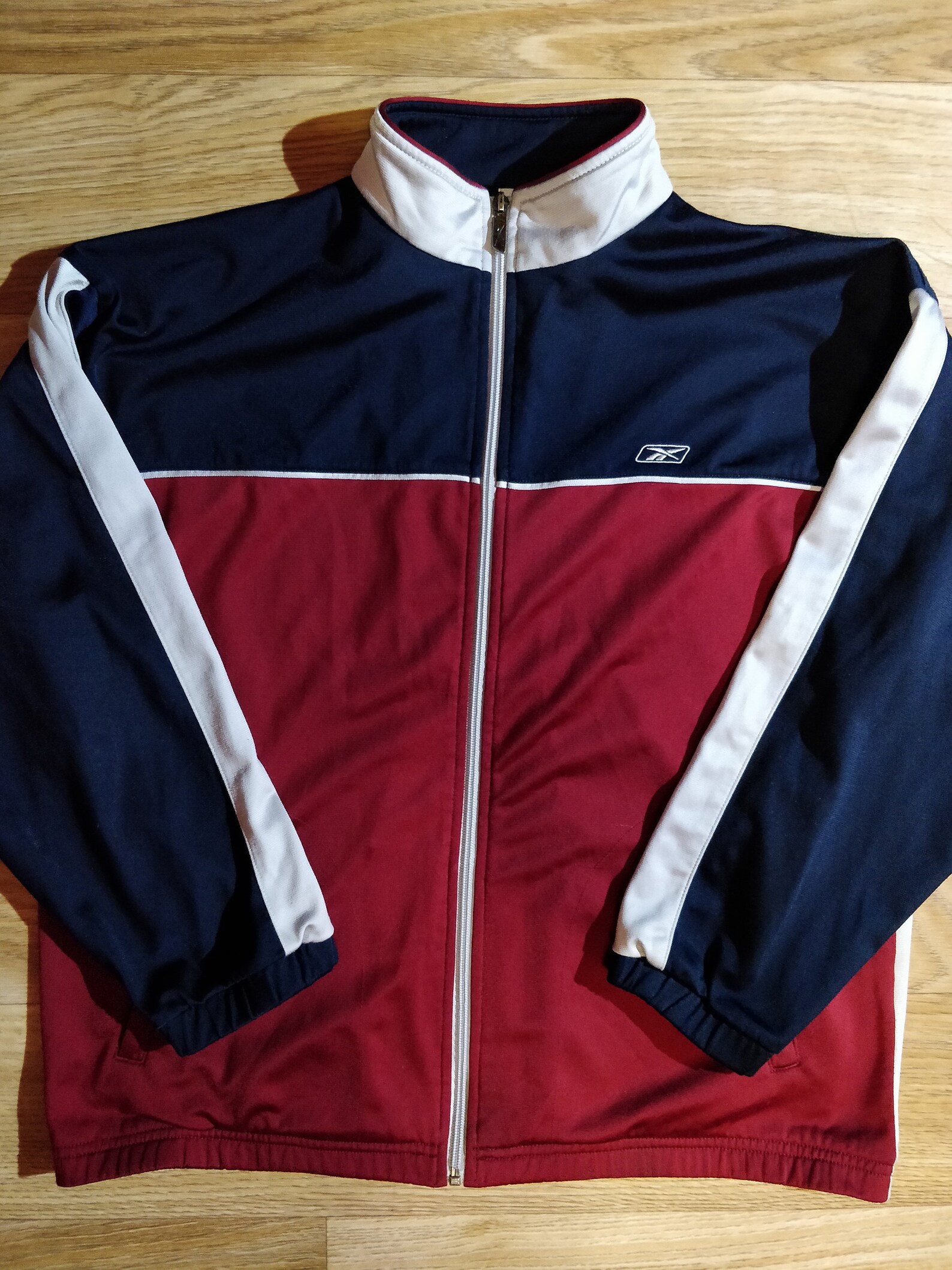 reebok tracksuit blue