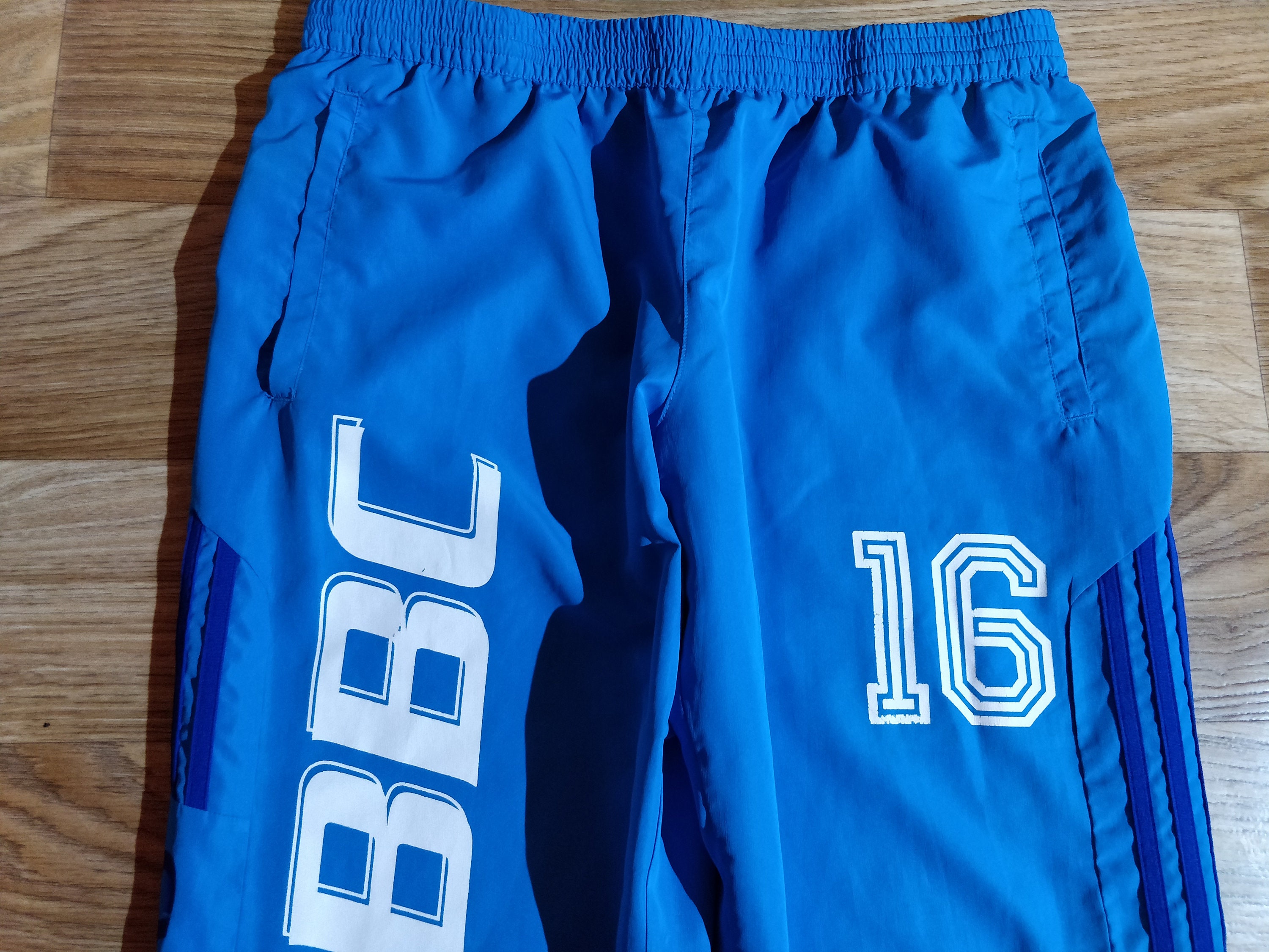 Adidas BBC 16 Mens Tracksuit Pants Trousers Training Blue | Etsy