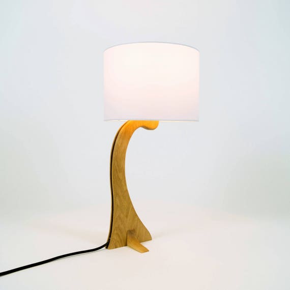 Oak Table Lamp Wood Bedside Lamps 