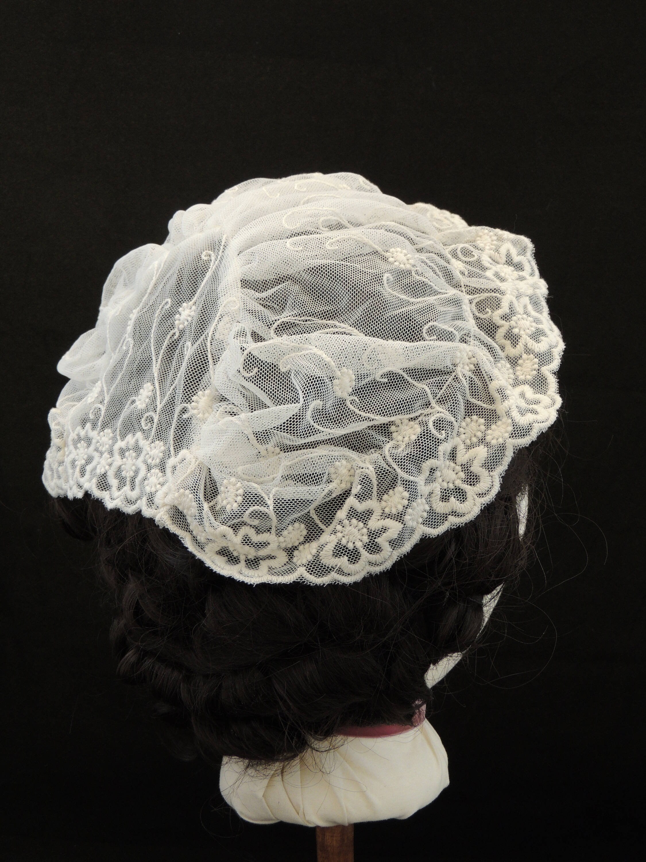 Cotton Net Lace Cap-18th Century Period-georgian & Colonial | Etsy