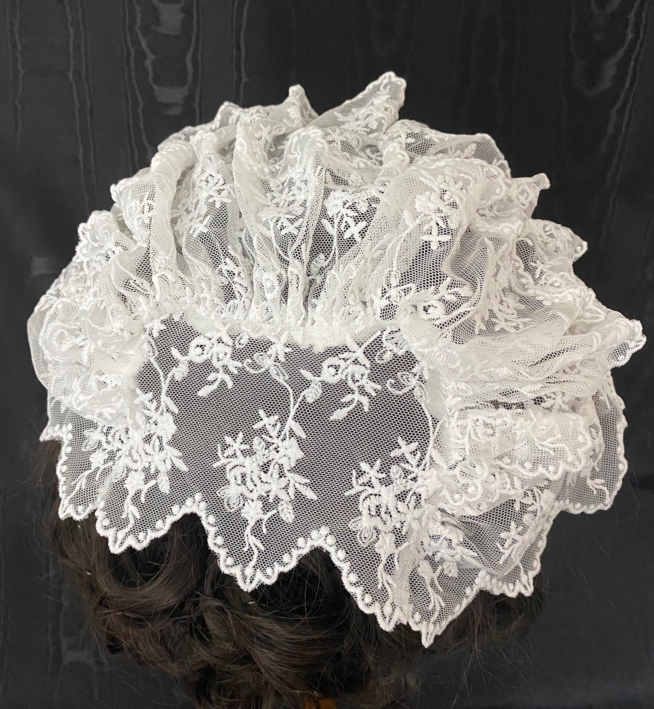 Lace Cap-18th Century Reproduction-period Cap-georgian  display picture 3