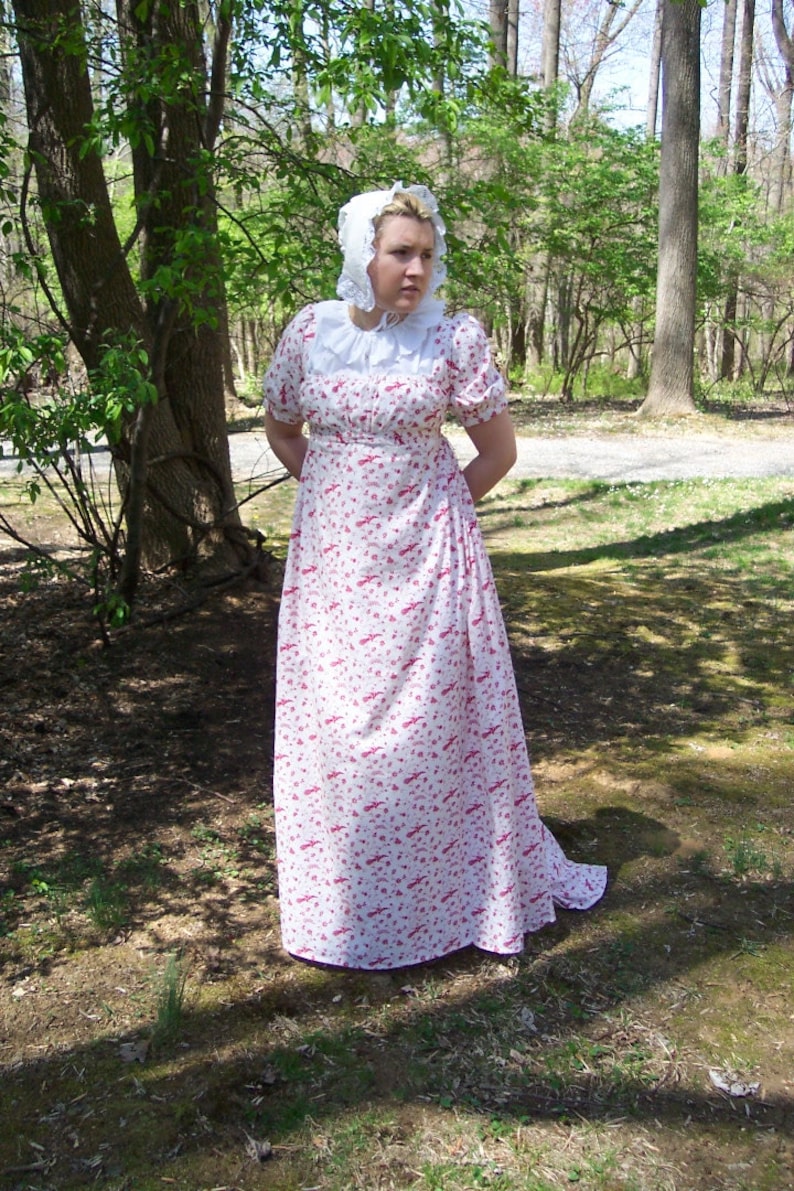 18001825 Regency Era Chemisette Sewing Pattern Etsy