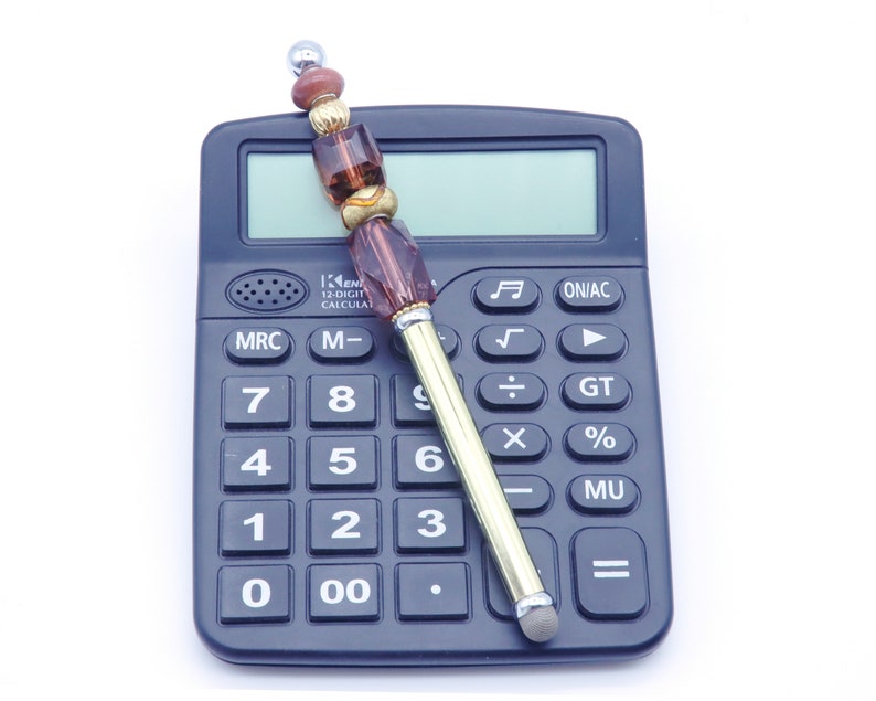 Solid Gold-Colored Fiber Tipped Stylus