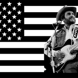 Merle Haggard American flag digital download