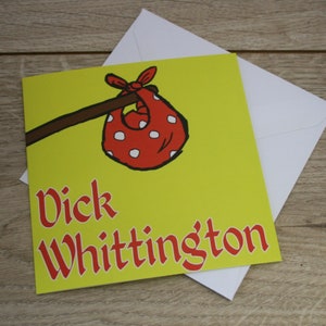 Dick Whittington Pantomime Greetings Card