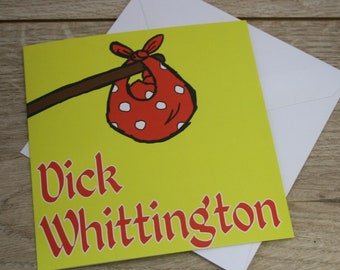 Dick Whittington Pantomime Greetings Card
