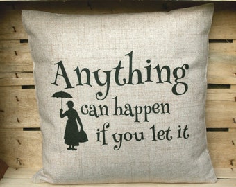 Mary Poppins Inspired Cushion