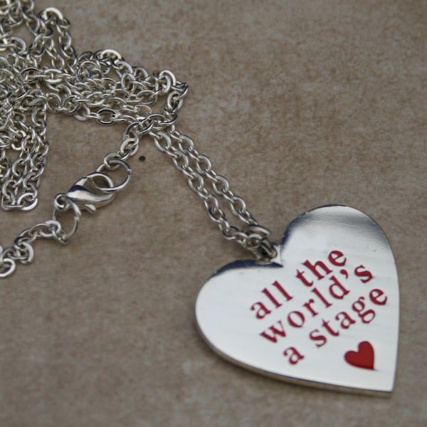 All The World's a Stage Pendant