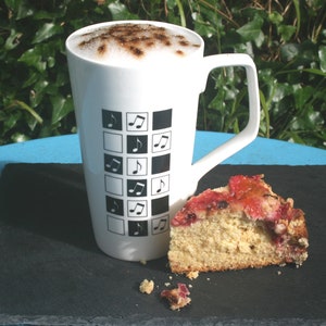 Tasse Latte Musique