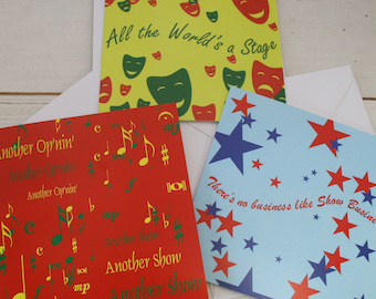 Theatre First Night/Last Night Greetings Cards
