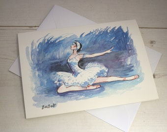 Ballet Dancer Card