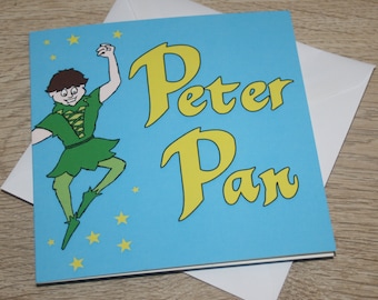Peter Pan Pantomime Card
