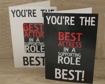 Best Supporting Actor/Actress Card & Fridge Magnet