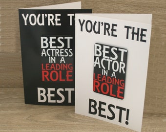 Best Actor/Actress Card & Fridge Magnet