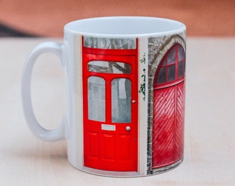 London Doors Mug VIVID Full Colour Cute & Adorable Wrap Around Print Perfect Gift for a colleague family or friend London souvenir UK