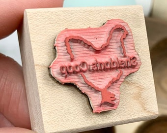 Custom Chicken Egg Stamp - Farm Fresh Eggs, Personalized