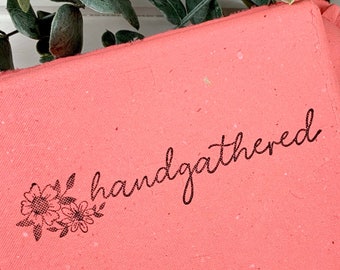 Handgathered Egg Carton Stamp - Personalized Egg Carton Stamp - Custom Egg Carton Stamp - Homestead - Farmers Market - Farm Fresh Eggs