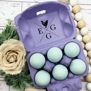 Egg Carton Stamp - Fresh Eggs - Chickens - Crazy Chicken Lady - Egg Carton Stamp - FarmhouseMaven - Chicken Lover Gift Idea - Egg Cartons