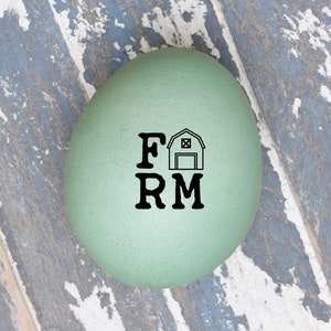 Mini Egg Stamper Fresh Eggs - Farm Stamp - Backyard Chickens - Cute Stamp for Eggs - Chicken Babies - Chicken Gift Idea
