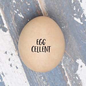 Eggcellent Mini Egg Stamp - Cute Egg Stamp - Stamp for Eggs - Chickens - Stamper for Eggs - Farm Fresh Eggs - FarmhouseMaven