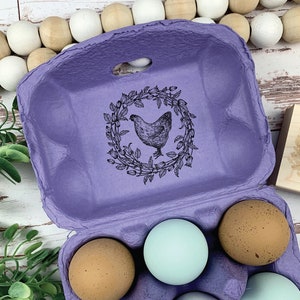 Customized Chicken fresh Egg Labels Stamp- egg Carton Stamp Date