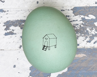 Egg Stamp - Chicken Coop  - Mini Egg Stamps - Fresh Eggs - Chickens - Fresh Eggs Stamp - Mini Egg Stamp - FarmhouseMaven