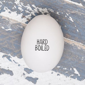 Mini Egg Stamp - Hard Boiled Stamp - Chicken Egg Stamp -  Chickens  Chicken Stamp Farmers Market  Chicken Coop  Funny Stamp - FarmhouseMaven