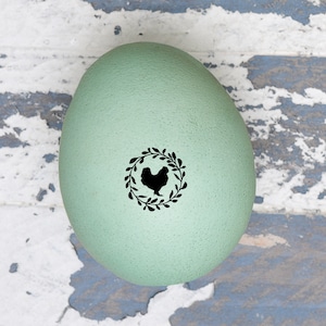 Mini Egg Stamp - The Original Pretty Chicken Egg Stamp - Egg Stamps - Chickens  - Fresh Eggs Stamp - Chicken Lover Gift - FarmhouseMaven