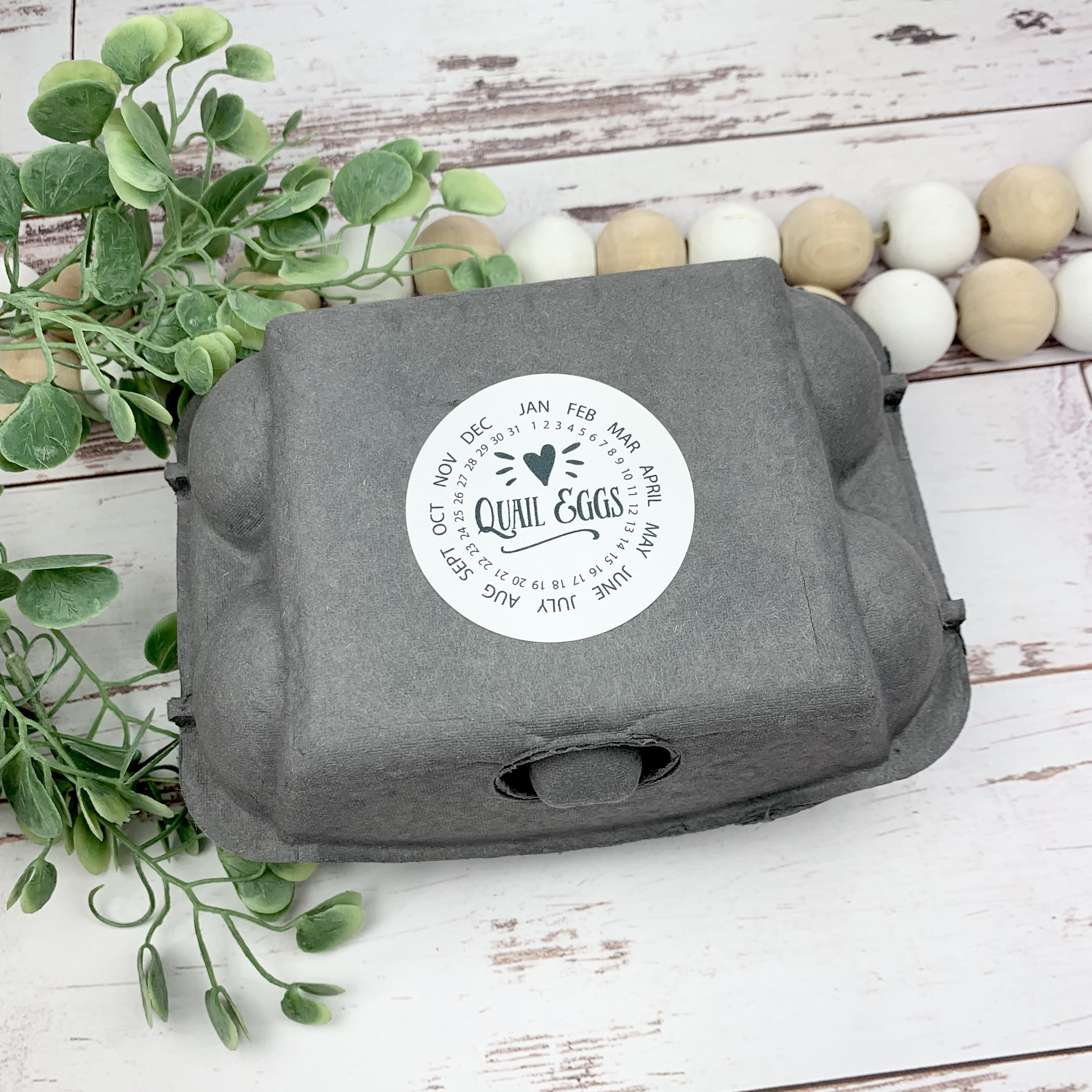 Quail Egg Stickers Quail Egg Carton Quail Egg Date Label Etsy