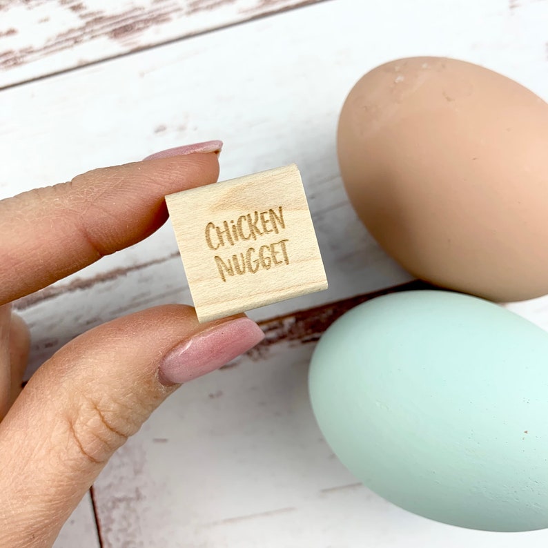 Fresh Eggs Backyard Chickens Chicken Nugget Chicken Coop Chicken Lover Gift Idea Mini Egg Stamp Fresh Eggs Stamp Stamp for Egg