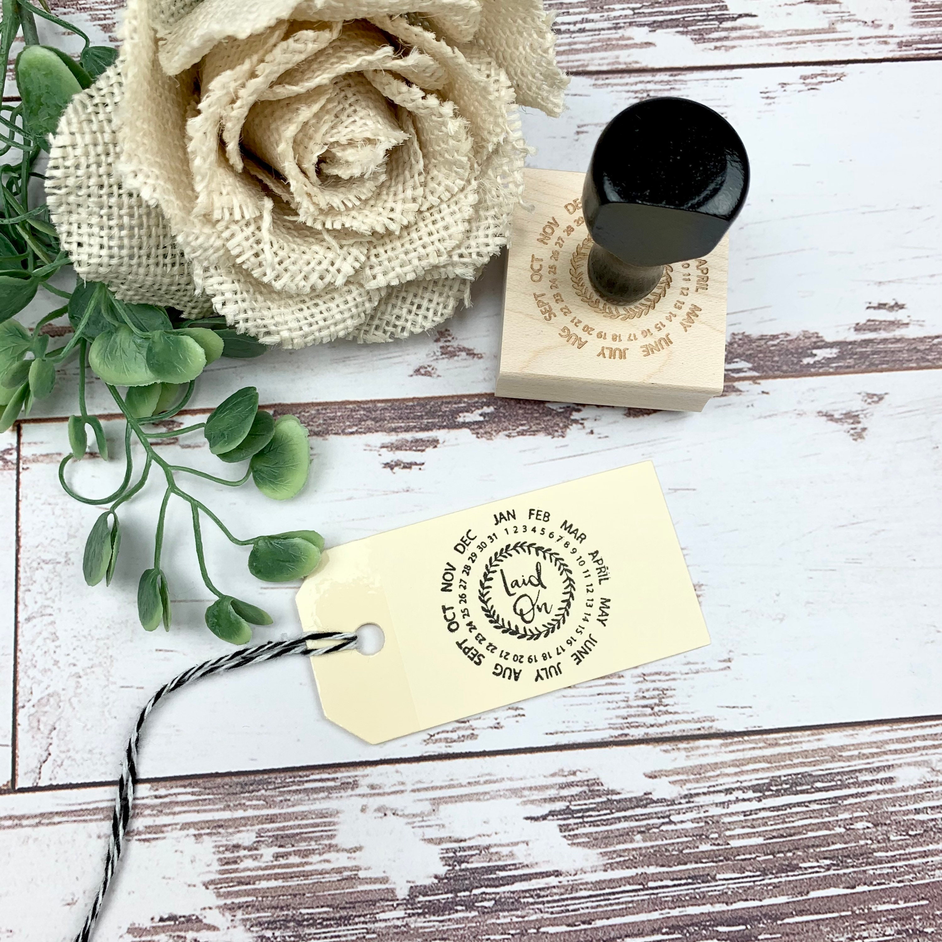 Laid on Egg Carton Date Stamp Egg Date Stamp Fresh Eggs Etsy