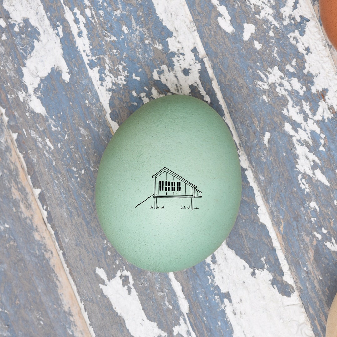 CLEARANCE Mini Egg Stamp Chicken Coop Stamp Chicken Egg Stamp Chickens