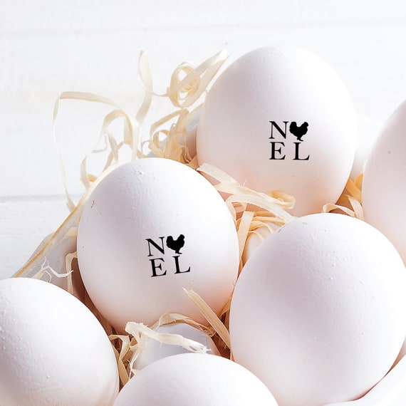 CUSTOM Egg Carton Stamp Farm Fresh Eggs Fresh Eggs Egg Carton Stamp  Chickens Farm Stamp Egg Carton Label Farmhousemaven 