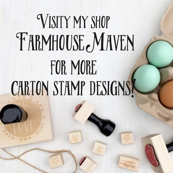  Custom Egg Stamp, Wood Personalized Chicken Egg Stamp, Egg  Carton Stamp, Chicken Coop Name Stamp, Homesteading, Farmer Gift Idea :  Office Products